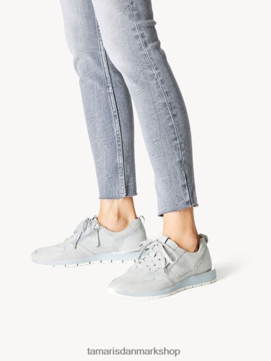 Tamaris Kvinder læder sneaker - blå/himmel perle XVXV8T175 sko
