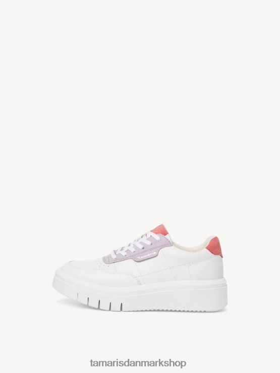 Tamaris Kvinder læder sneaker - hvid XVXV8T215 sko