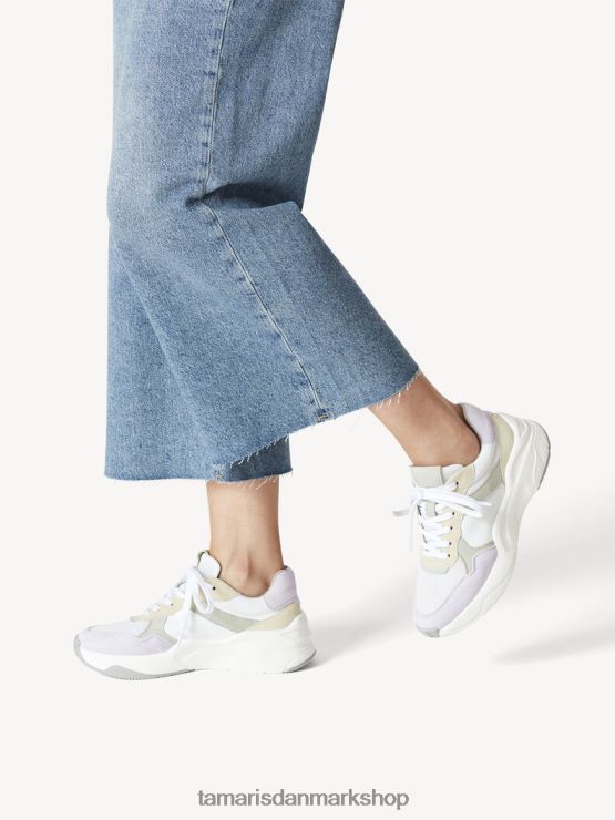 Tamaris Kvinder læder sneaker - hvid XVXV8T2218 sko