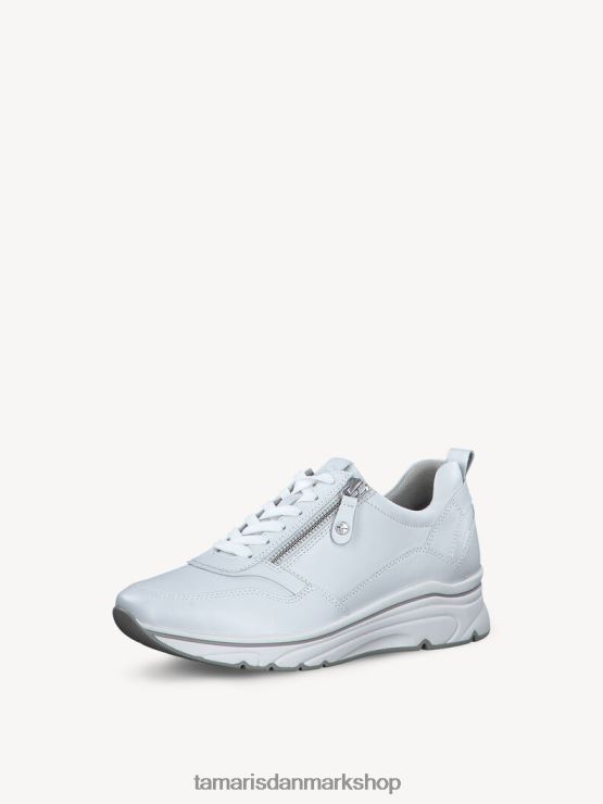 Tamaris Kvinder læder sneaker - hvid/hvid uni XVXV8T2283 sko