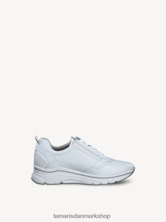 Tamaris Kvinder læder sneaker - hvid/hvid uni XVXV8T2283 sko