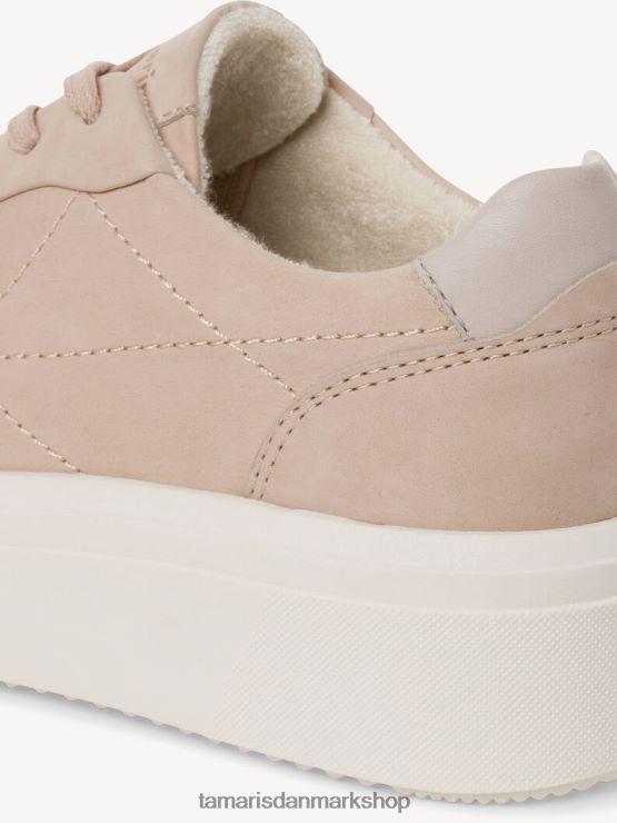 Tamaris Kvinder læder sneaker - rose XVXV8T675 sko