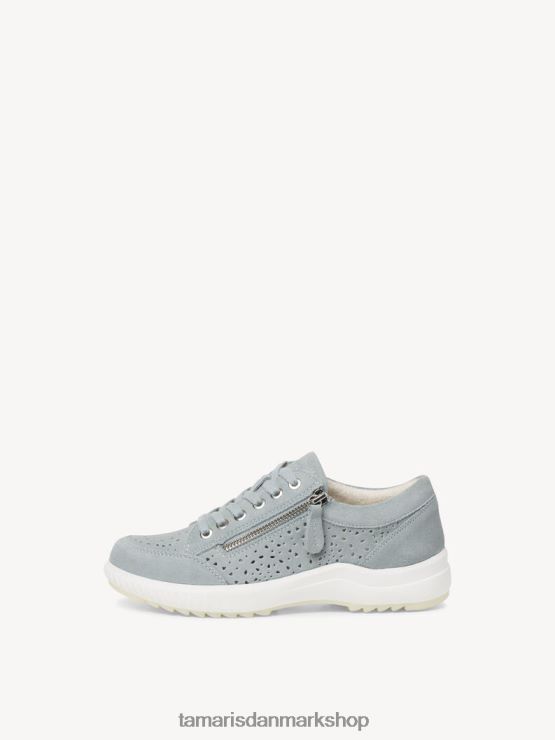 Tamaris Kvinder lædersneaker - blå/himmel XVXV8T1017 sko