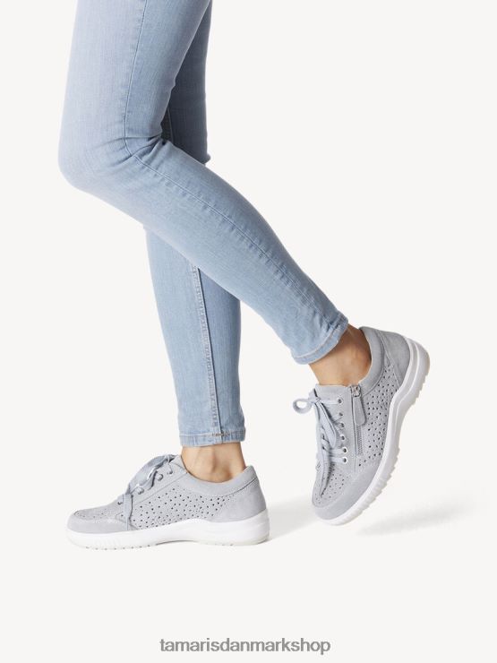 Tamaris Kvinder lædersneaker - blå/himmel XVXV8T1017 sko