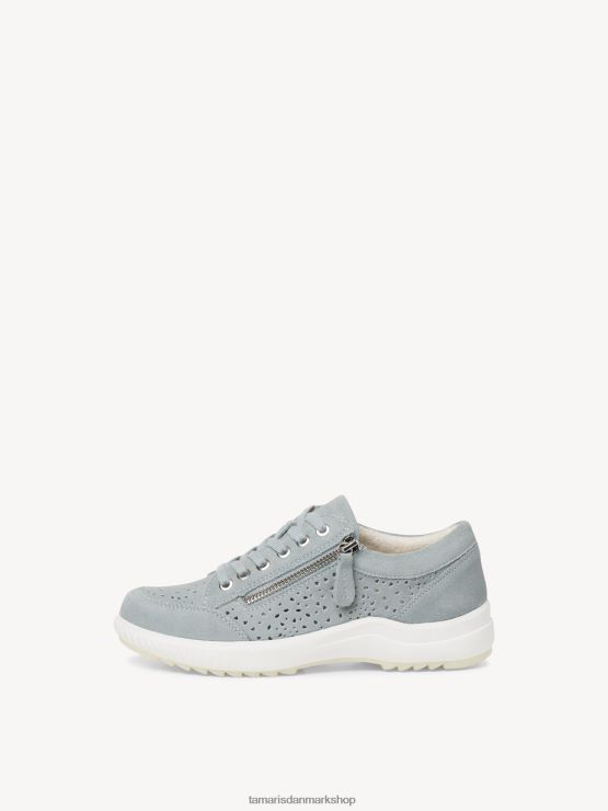 Tamaris Kvinder lædersneaker - blå/himmel XVXV8T1017 sko