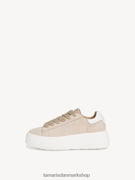 Tamaris Kvinder lædersneaker - brun/antilope XVXV8T1963 sko