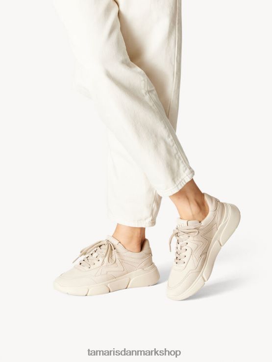 Tamaris Kvinder lædersneaker - brun/antilope XVXV8T702 sko