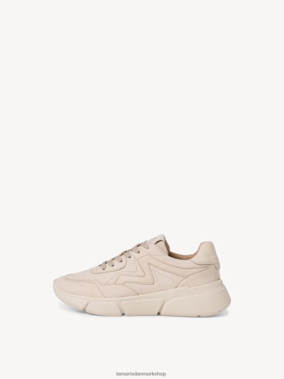 Tamaris Kvinder lædersneaker - brun/antilope XVXV8T702 sko