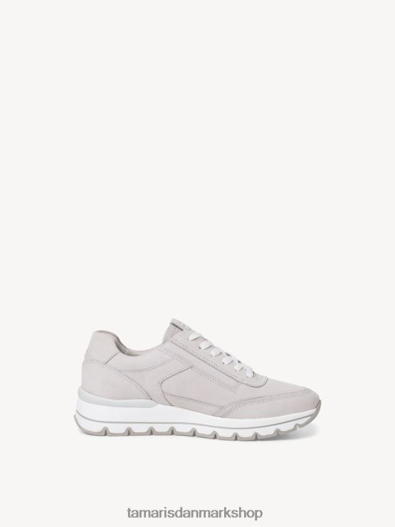 Tamaris Kvinder lædersneaker - grå/lt.grå nubuc XVXV8T1695 sko