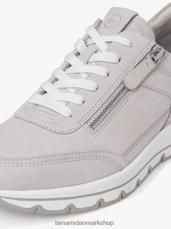 Tamaris Kvinder lædersneaker - grå/lt.grå nubuc XVXV8T1695 sko