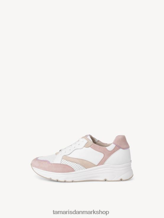 Tamaris Kvinder lædersneaker - hvid/hvid XVXV8T2196 sko