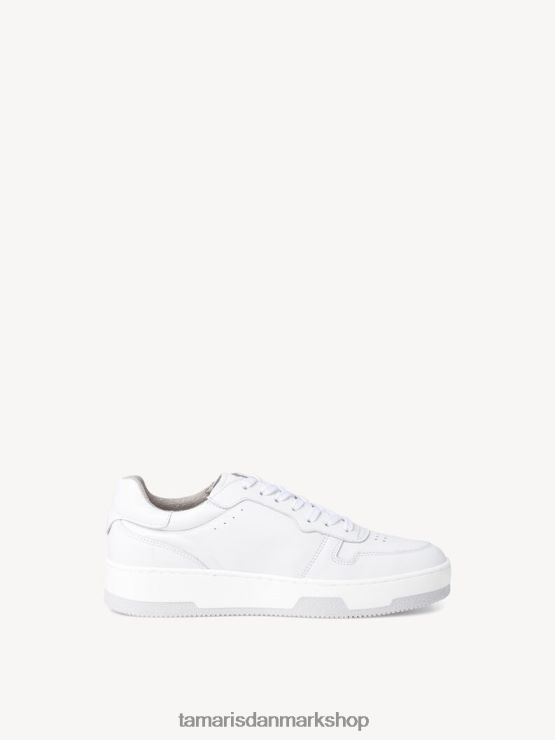 Tamaris Kvinder lædersneaker - hvid/hvid glam XVXV8T1778 sko