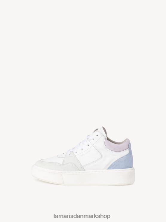 Tamaris Kvinder lædersneaker - hvid/hvid kam XVXV8T2005 sko