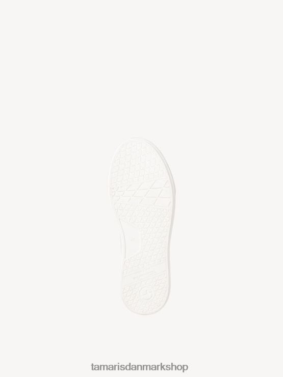 Tamaris Kvinder lædersneaker - hvid/hvid kam XVXV8T2005 sko