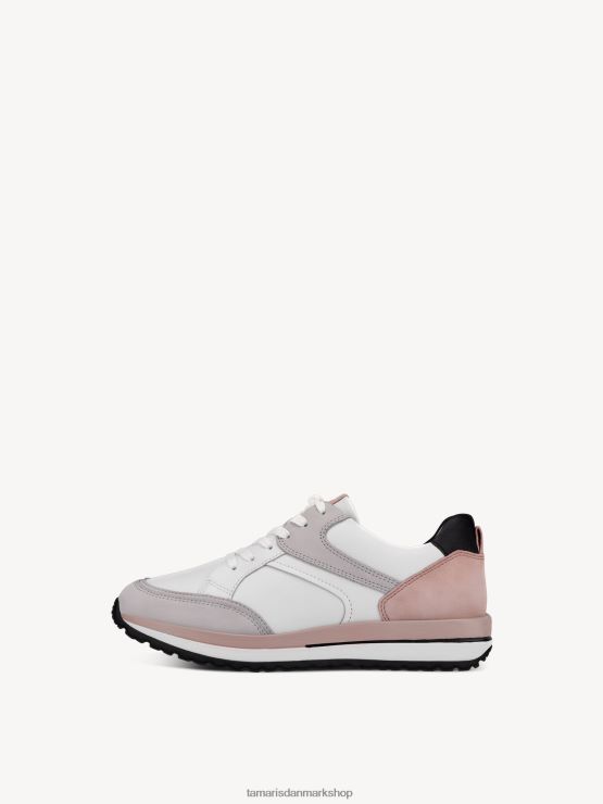 Tamaris Kvinder lædersneaker - hvid/hvid kam XVXV8T706 sko