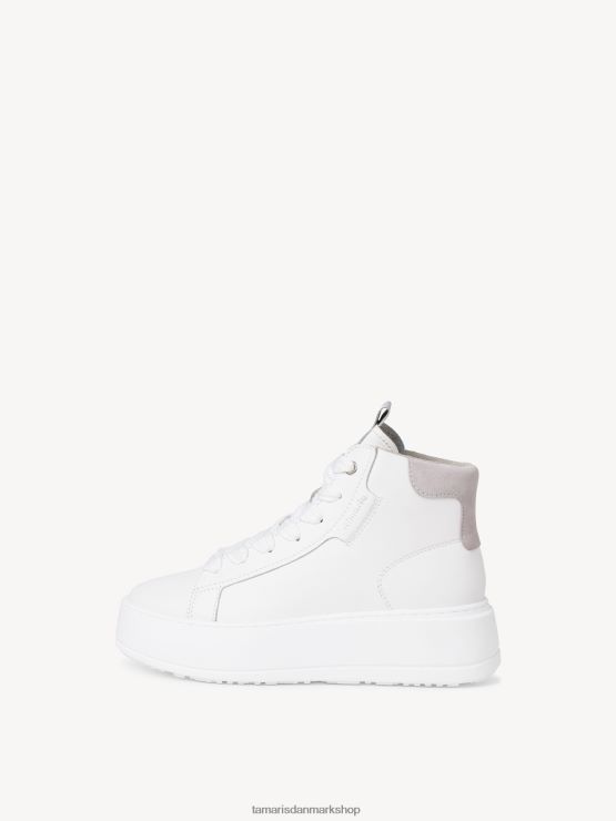 Tamaris Kvinder lædersneaker - hvid/hvid læder XVXV8T1010 sko