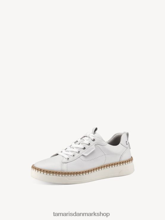 Tamaris Kvinder lædersneaker - hvid/hvid læder XVXV8T1373 sko