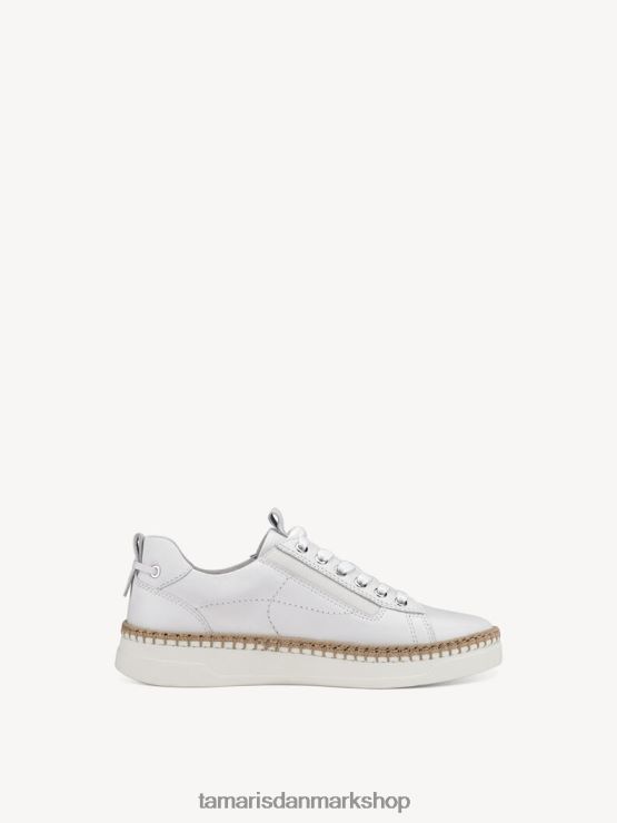 Tamaris Kvinder lædersneaker - hvid/hvid læder XVXV8T1373 sko