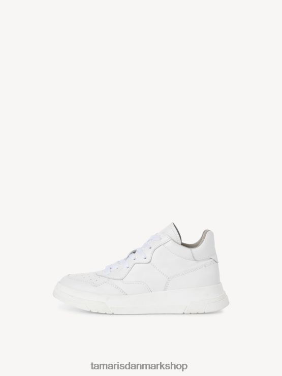 Tamaris Kvinder lædersneaker - hvid/hvid læder XVXV8T1682 sko