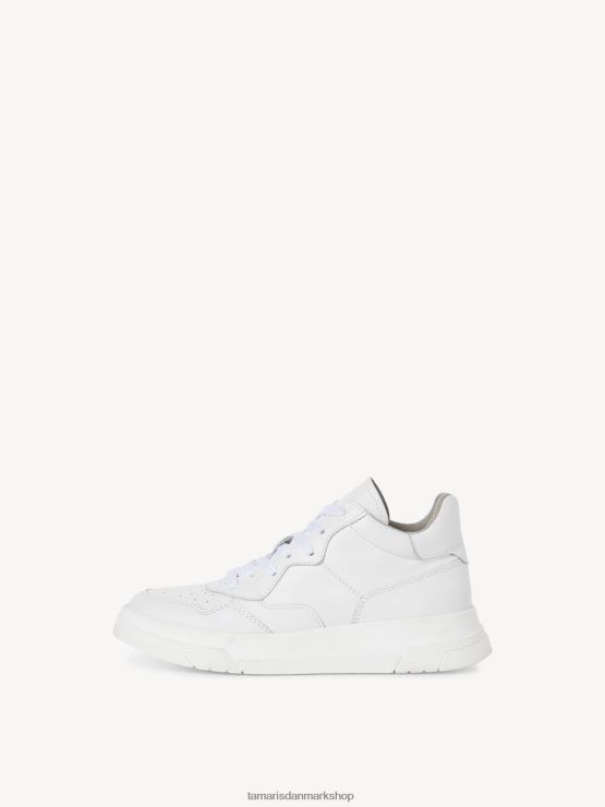 Tamaris Kvinder lædersneaker - hvid/hvid læder XVXV8T1682 sko