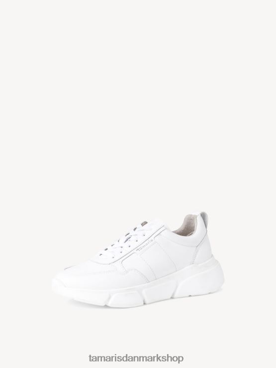 Tamaris Kvinder lædersneaker - hvid/hvid læder XVXV8T2349 sko