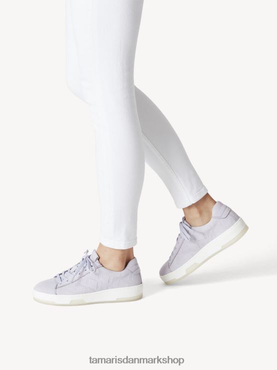 Tamaris Kvinder lædersneaker - lilla/lilla XVXV8T1402 sko