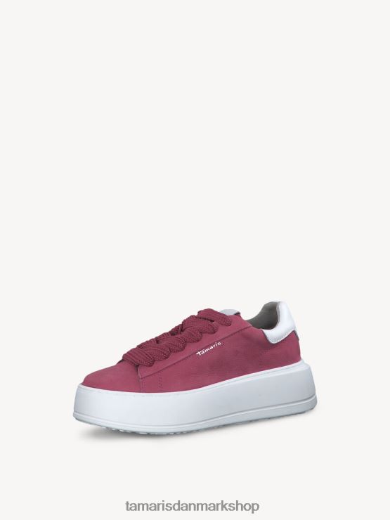 Tamaris Kvinder lædersneaker - pink/fuxia XVXV8T140 sko