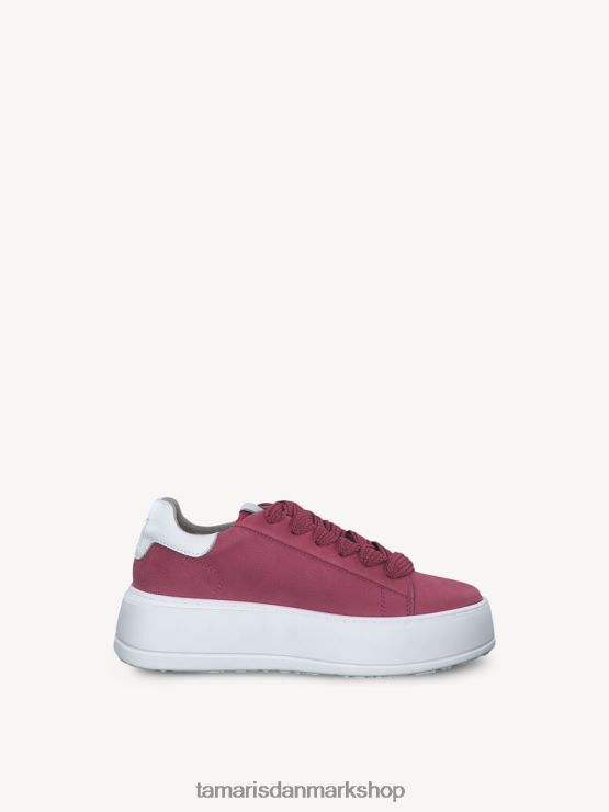 Tamaris Kvinder lædersneaker - pink/fuxia XVXV8T140 sko