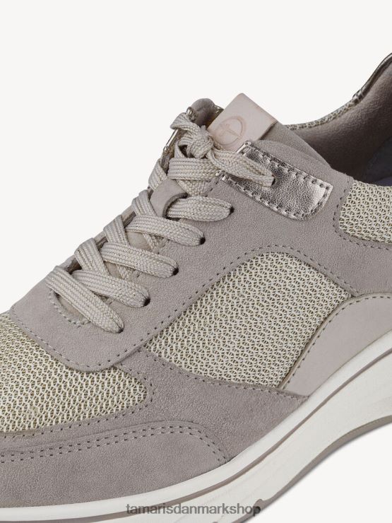 Tamaris Kvinder sneaker - beige/beige glam com XVXV8T216 sko