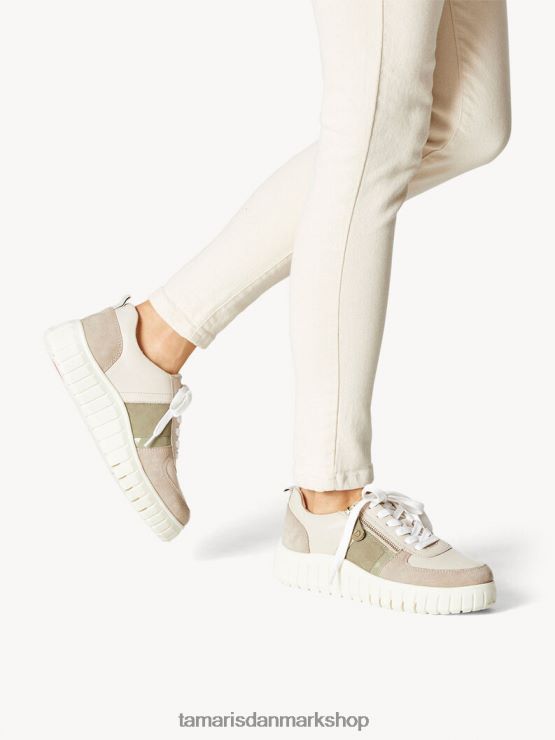 Tamaris Kvinder sneaker - beige/beige kam XVXV8T516 sko