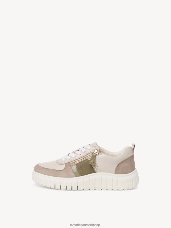 Tamaris Kvinder sneaker - beige/beige kam XVXV8T516 sko