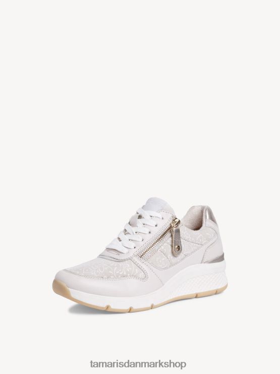 Tamaris Kvinder sneaker - beige/elfenben XVXV8T1479 sko
