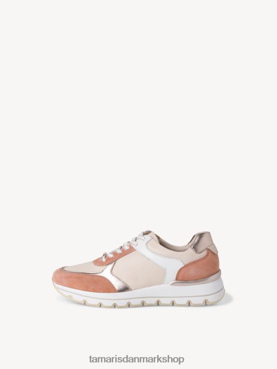 Tamaris Kvinder sneaker - beige/elfenben XVXV8T1568 sko