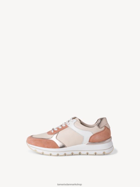 Tamaris Kvinder sneaker - beige/elfenben XVXV8T1568 sko