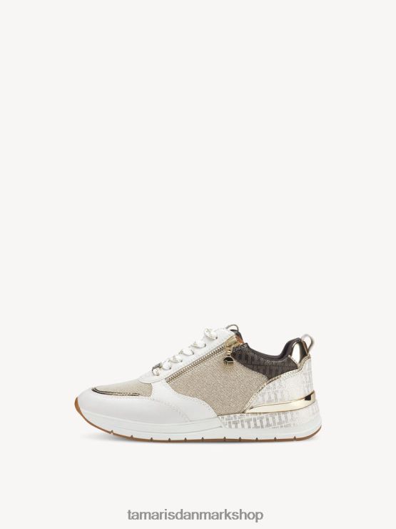 Tamaris Kvinder sneaker - beige/elfenben XVXV8T1570 sko