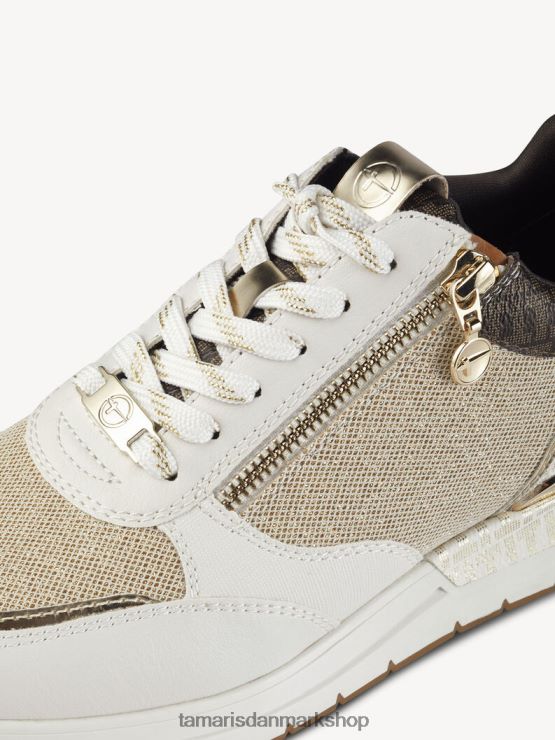 Tamaris Kvinder sneaker - beige/elfenben XVXV8T1570 sko