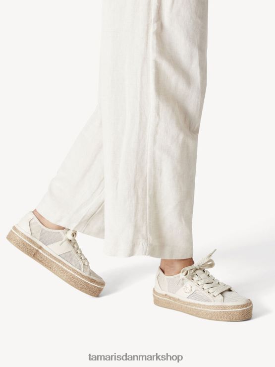 Tamaris Kvinder sneaker - beige/elfenben XVXV8T1980 sko