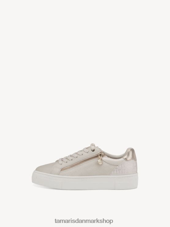 Tamaris Kvinder sneaker - beige/elfenben XVXV8T2281 sko