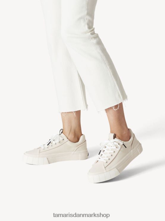 Tamaris Kvinder sneaker - beige/elfenben XVXV8T2346 sko