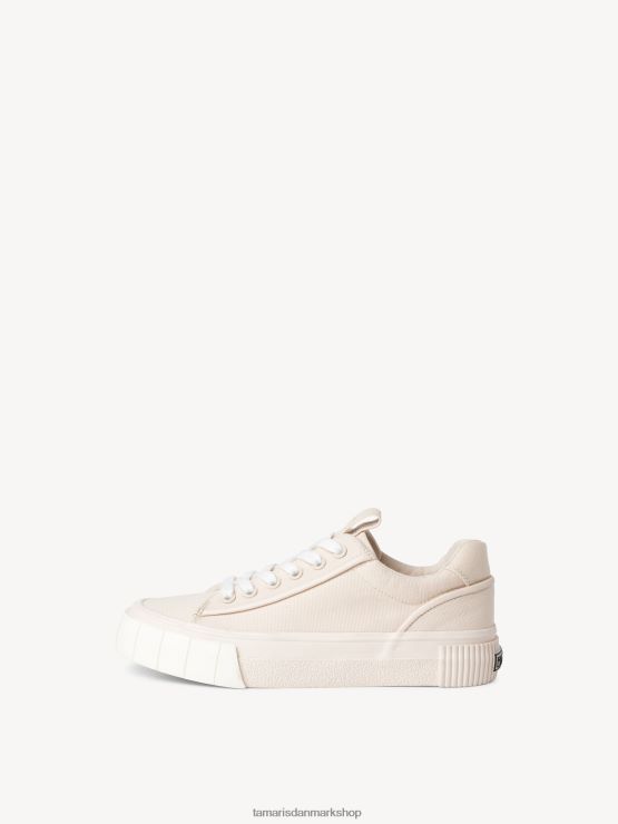 Tamaris Kvinder sneaker - beige/elfenben XVXV8T2346 sko