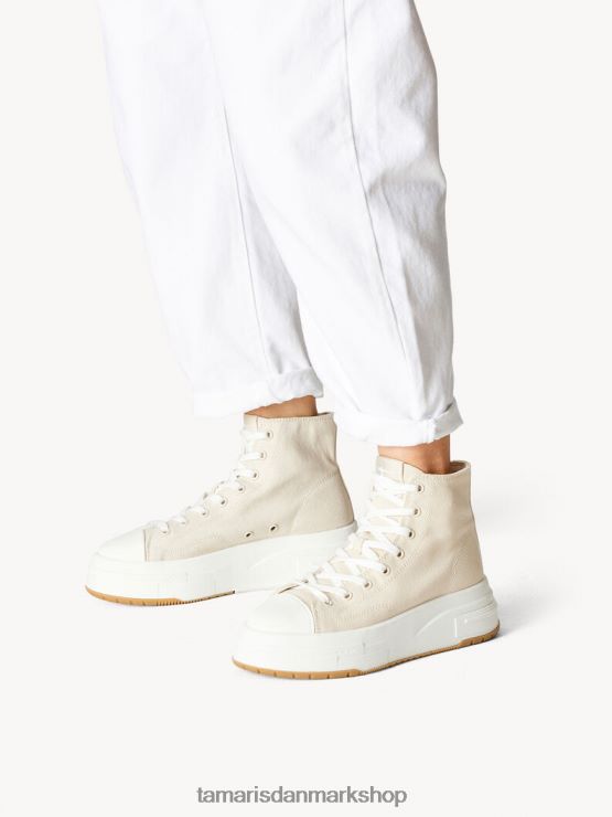 Tamaris Kvinder sneaker - beige/elfenben XVXV8T298 sko