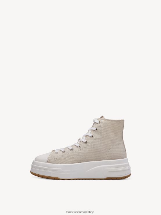 Tamaris Kvinder sneaker - beige/elfenben XVXV8T298 sko