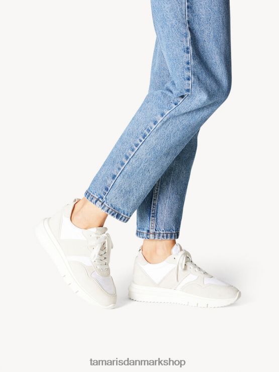 Tamaris Kvinder sneaker - beige/elfenben XVXV8T40 sko