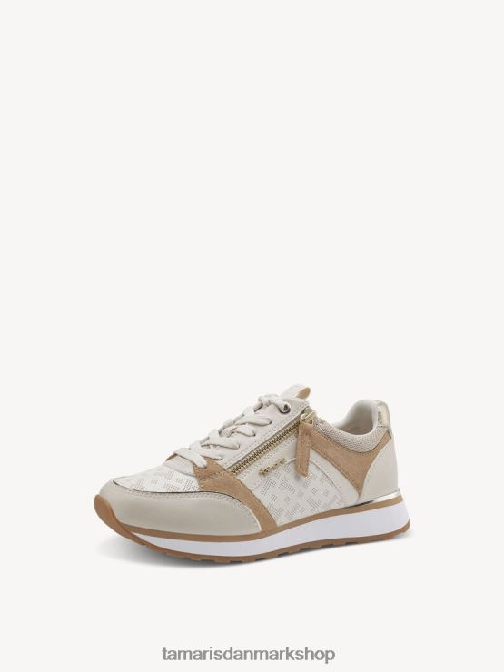 Tamaris Kvinder sneaker - beige/elfenben XVXV8T493 sko