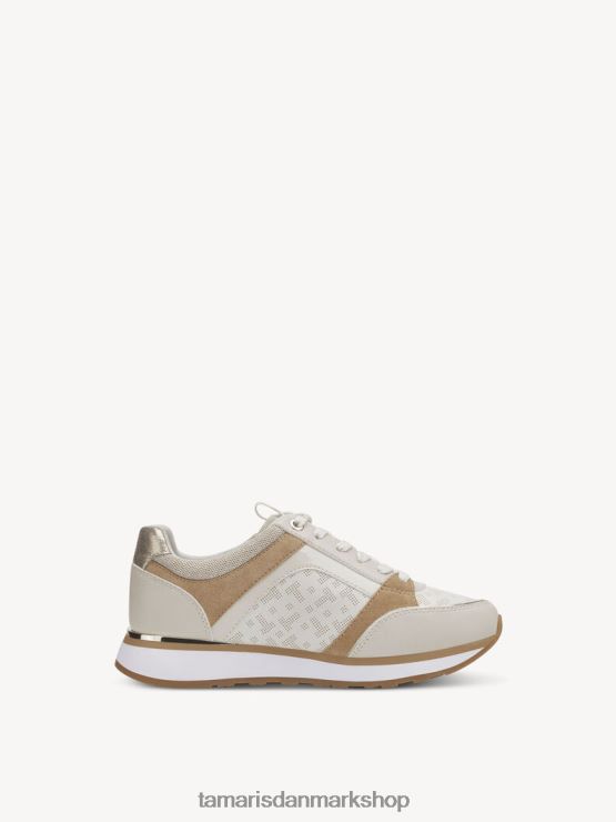 Tamaris Kvinder sneaker - beige/elfenben XVXV8T493 sko