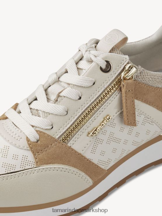Tamaris Kvinder sneaker - beige/elfenben XVXV8T493 sko