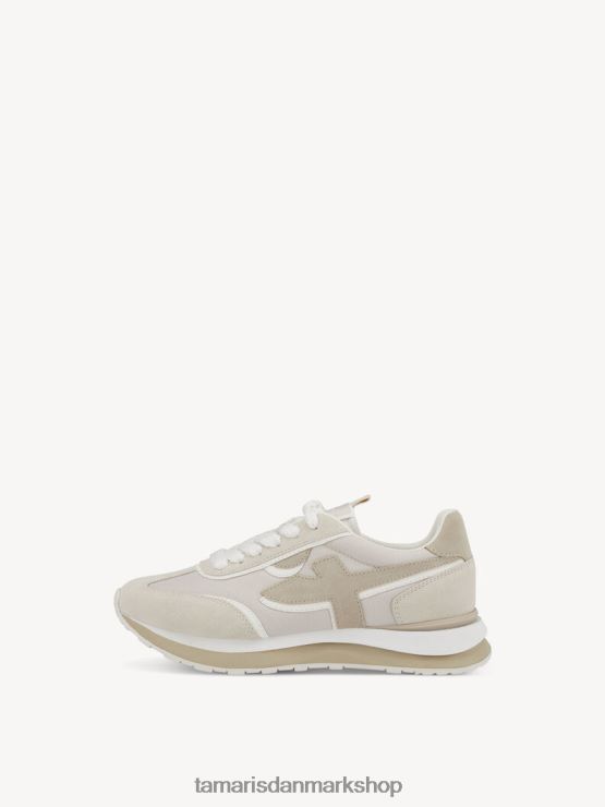 Tamaris Kvinder sneaker - beige/elfenben XVXV8T595 sko