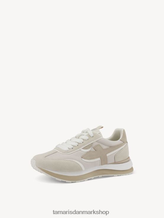 Tamaris Kvinder sneaker - beige/elfenben XVXV8T595 sko