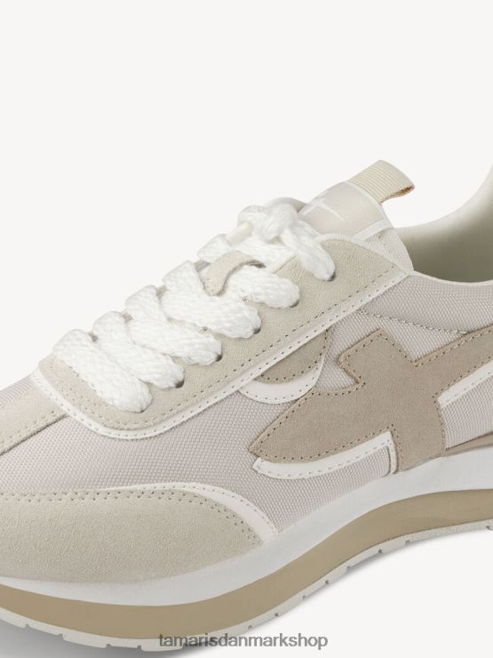 Tamaris Kvinder sneaker - beige/elfenben XVXV8T595 sko