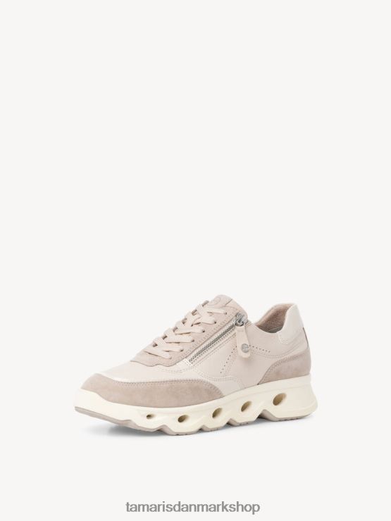 Tamaris Kvinder sneaker - beige/elfenben kam XVXV8T1886 sko